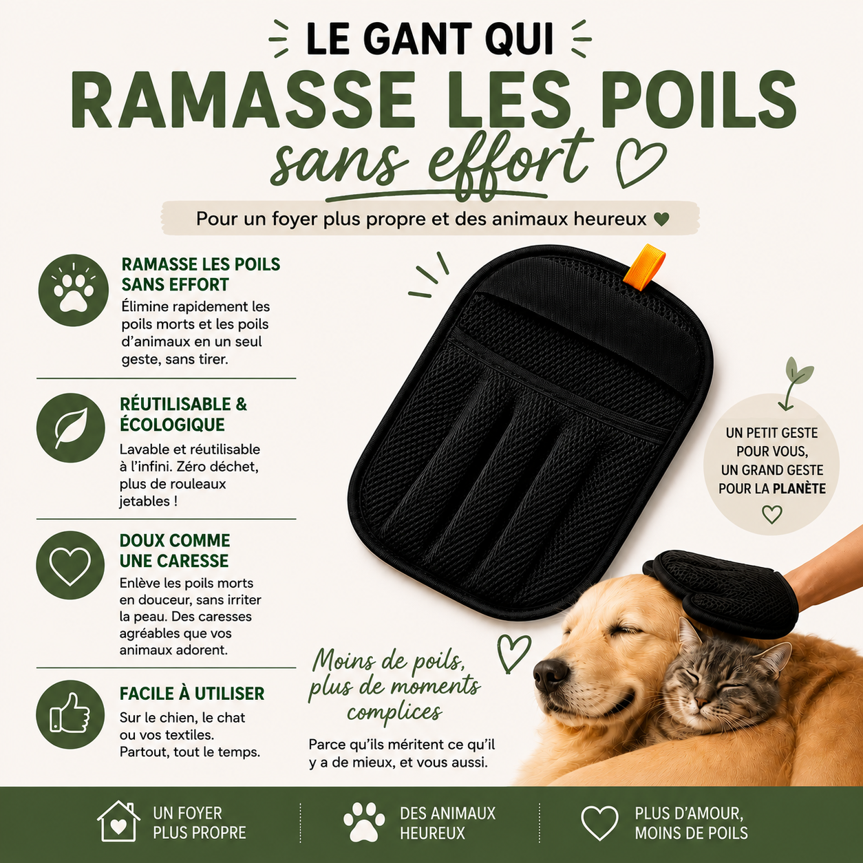 PoilOff™- le Gant Anti-poils