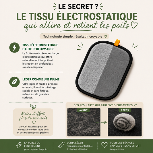 PoilOff™- le Gant Anti-poils
